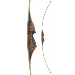 Olor Longbow 68" - White Feather - 25# / Droitier / Orange