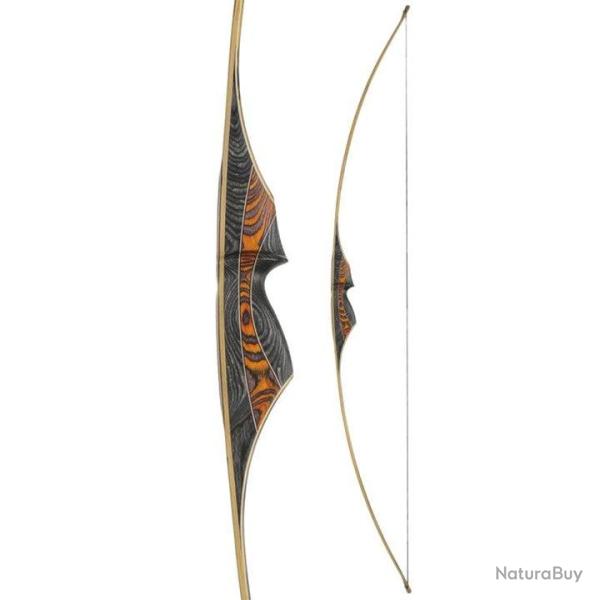 Olor Longbow 68" - White Feather - 30# / Droitier / Orange
