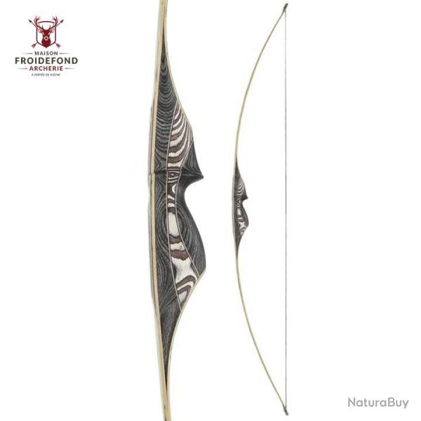 Olor Longbow 68" - White Feather - 35# / Gaucher / Blanc