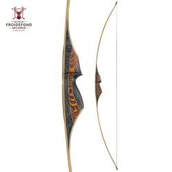 Olor Longbow 68" - White Feather - 40# / Droitier / Orange