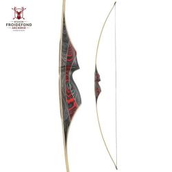 Olor Longbow 68" - White Feather - 45# / Gaucher / Rouge