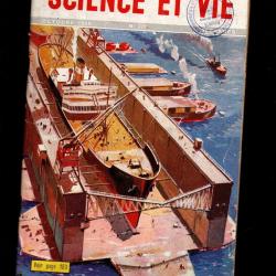 science et vie octobre 1948 , docks flottants, sauvetage aviateurs tomb&eacute;s en mer , crabe chinois,