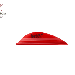 Plume Jet6 1,75" x50- Korea Archery - Droitier / Rouge
