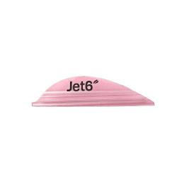 Plume Jet6 1,75" x50- Korea Archery - Gaucher / Rose perl&eacute;e