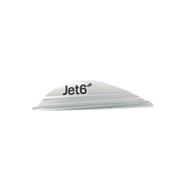 Plume Jet6 2" x50- Korea Archery - Droitier / Blanc