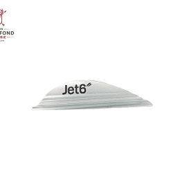 Plume Jet6 2" x50- Korea Archery - Droitier / Blanc