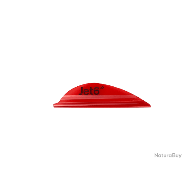 Plume Jet6 2" x50- Korea Archery - Droitier / Rouge
