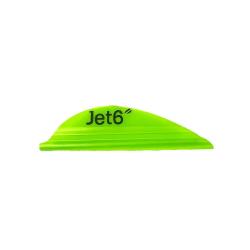 Plume Jet6 2" x50- Korea Archery - Droitier / Vert pomme