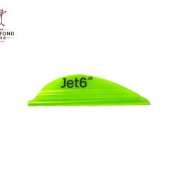 Plume Jet6 2" x50- Korea Archery - Droitier / Vert pomme