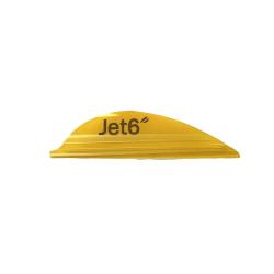 Plume Jet6 2" x50- Korea Archery - Droitier / Jaune