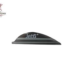 Plume Jet6 2" x50- Korea Archery - Gaucher / Noir