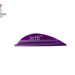 Plume Jet6 2" x50- Korea Archery - Gaucher / Violet