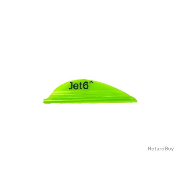Plume Jet6 2" x50- Korea Archery - Gaucher / Vert pomme