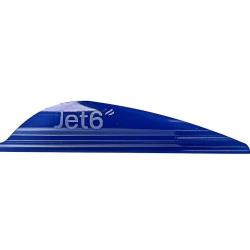 Plume Jet6 2.5" x50- Korea Archery - Droitier / Bleu
