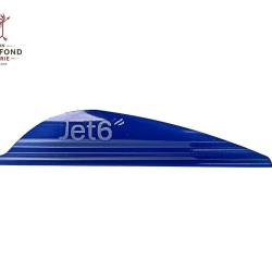 Plume Jet6 2.5" x50- Korea Archery - Droitier / Bleu