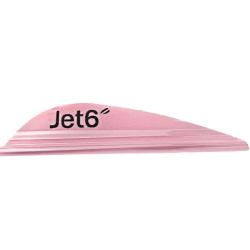 Plume Jet6 2.5" x50- Korea Archery - Droitier / Rose perl&eacute;e