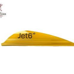 Plume Jet6 2.5" x50- Korea Archery - Droitier / Jaune