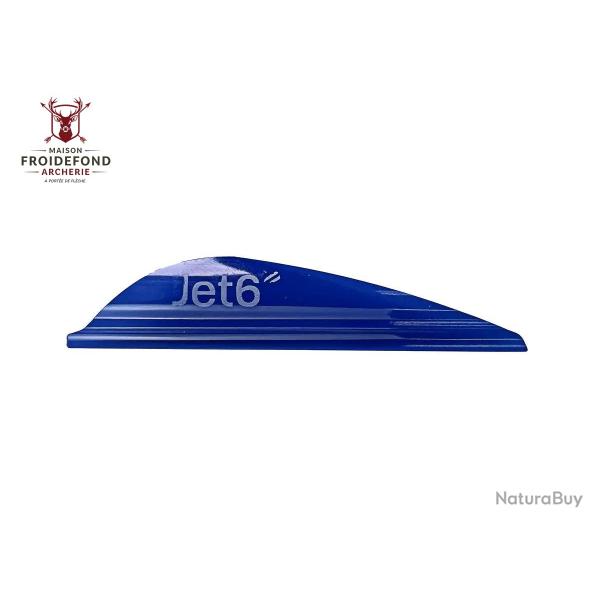 Plume Jet6 2.5" x50- Korea Archery - Gaucher / Bleu