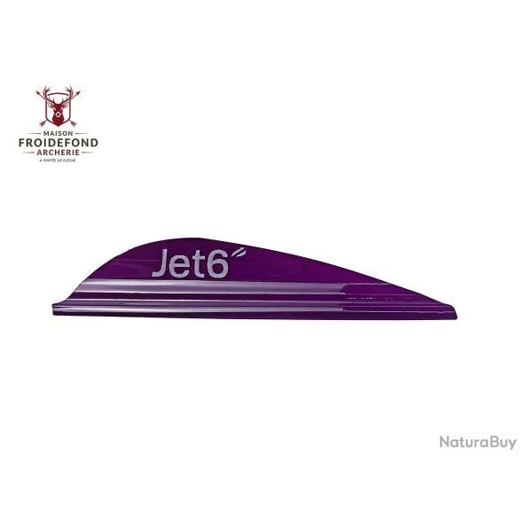 Plume Jet6 2.5" x50- Korea Archery - Gaucher / Violet