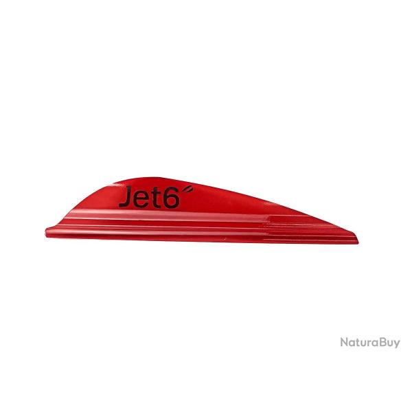 Plume Jet6 2.5" x50- Korea Archery - Gaucher / Rouge