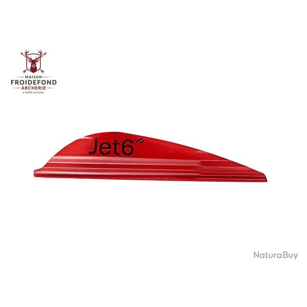 Plume Jet6 2.5" x50- Korea Archery - Gaucher / Rouge