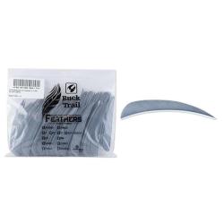 Plume Naturelle Parabolique 4" - Gris / BuckTrail