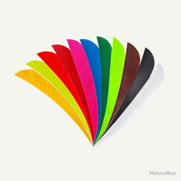 Plume Naturelle Parabolique 4" - Gris / BearPaw