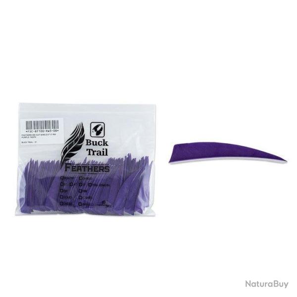 Plume Naturelle Shield 3" - Violet / BuckTrail