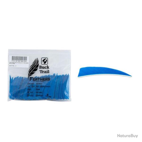 Plume Naturelle Shield 3" - Bleu / BuckTrail