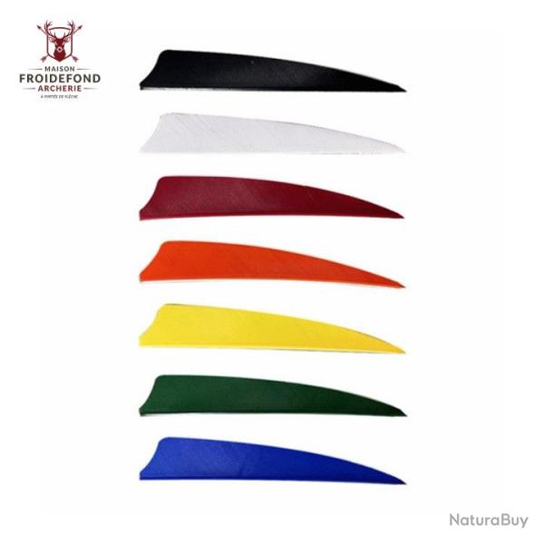 Plume Naturelle Shield 3" - Bleu / Shocq