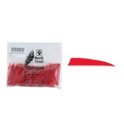 Plume Naturelle Shield 3" - Rouge / BuckTrail