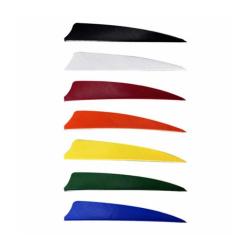 Plume Naturelle Shield 3" - Rouge / Shocq