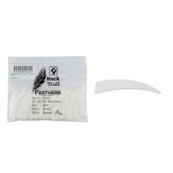 Plume Naturelle Shield 3" - Blanc / BuckTrail