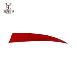 Plume Naturelle Shield 4" - Rouge / Avalon / RW