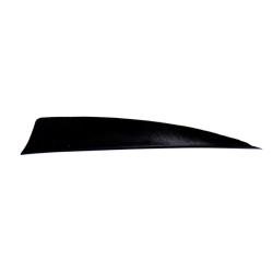Plume Naturelle Shield 4" - Noir / Avalon / RW