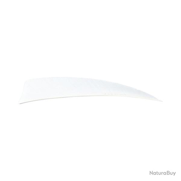 Plume Naturelle Shield 4" - Blanc / Avalon / RW