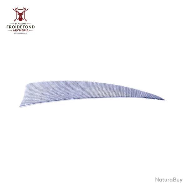 Plume Naturelle Shield 4" - Gris / Avalon / RW