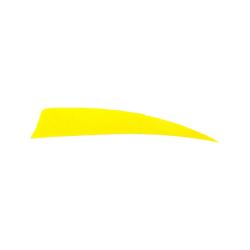 Plume Naturelle Shield 4" - Jaune / Avalon / RW