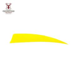 Plume Naturelle Shield 4" - Jaune / Avalon / RW