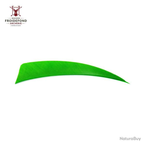 Plume Naturelle Shield 4" - Vert / Avalon / RW