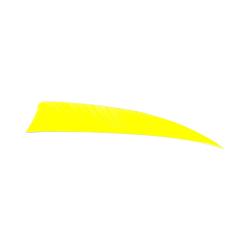 Plume Naturelle Shield 4" - Jaune fluo / Avalon / RW