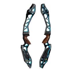 Poign&eacute;e Elezo 25" - Kinetic - Droitier / Noir/Turquoise