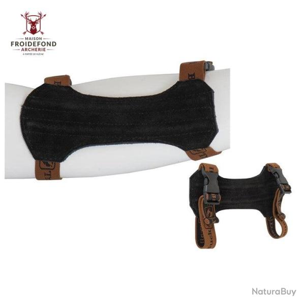 Prot�ge bras Traditionnel cuir Premium- Buck Trail - Noir