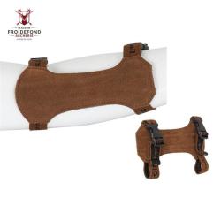 Prot&egrave;ge bras Traditionnel cuir Premium- Buck Trail - Marron