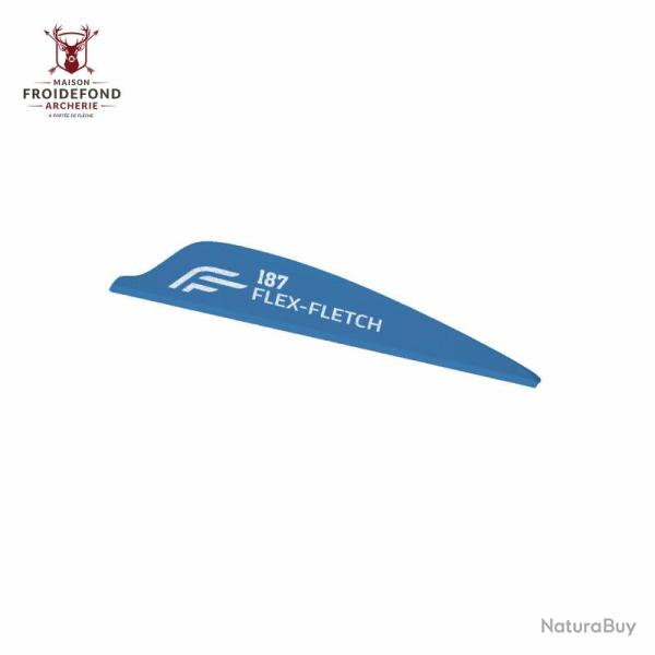 Vane FFP-187 Shield - Flex Fletch - Bleu