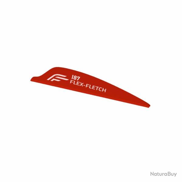 Vane FFP-187 Shield - Flex Fletch - Rouge