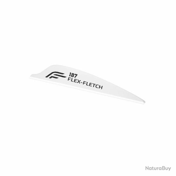 Vane FFP-187 Shield - Flex Fletch - Blanc