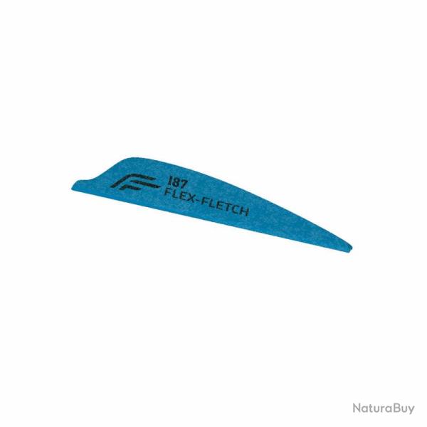Vane FFP-187 Shield - Flex Fletch - bleu fluo