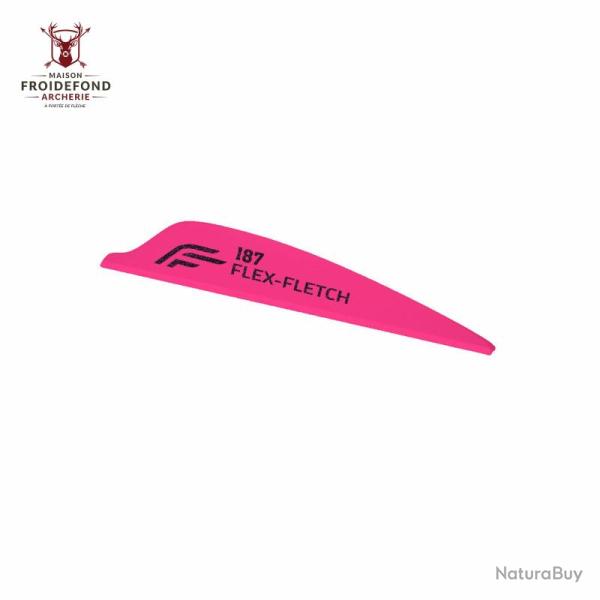 Vane FFP-187 Shield - Flex Fletch - Rose
