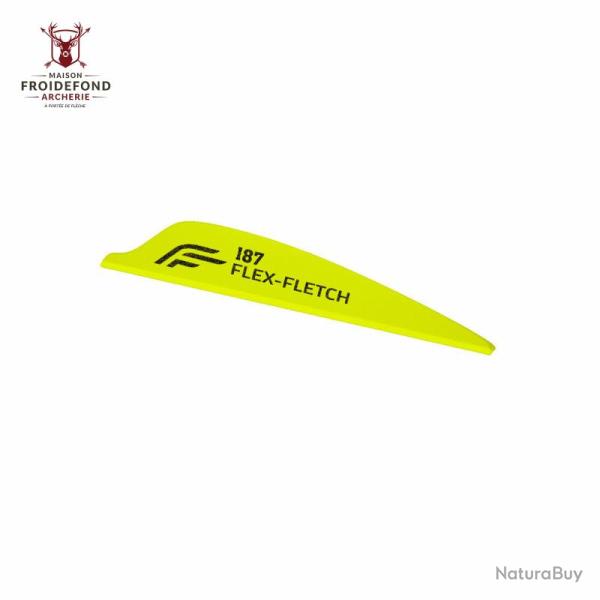 Vane FFP-187 Shield - Flex Fletch - Jaune fluo